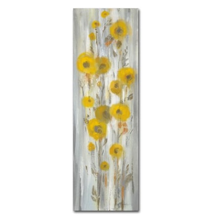 Silvia Vassileva 'Roadside Flowers II' Canvas Art,8x24